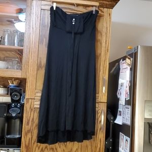 The Limited Black Hi-Lo strapless dress, sz Medium